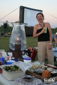 outdoor school movie event