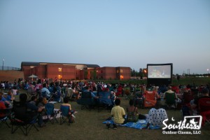 school outdoor movie night