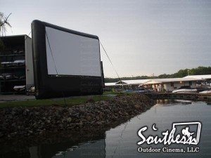 boat in outdoor movie rental